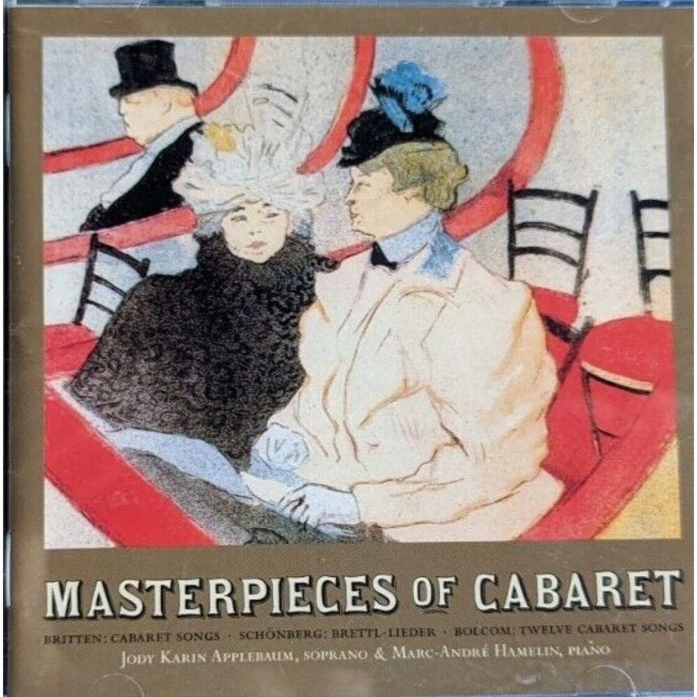 NEW! Britten, Schönberg, Bolcom, Applebaum, Hamelin Masterpieces Of Cabaret CD